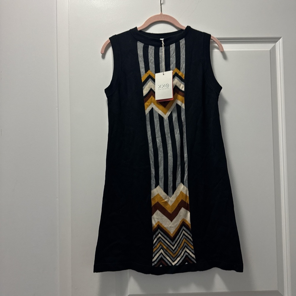 Missoni for Target Black and Gold Sleeveless Sheath Dress